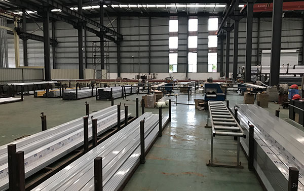 成都工業鋁型材公司環境